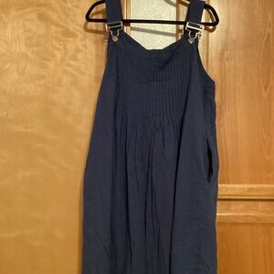 Bloomchic overall style dress, navy blue, size 10, NWT